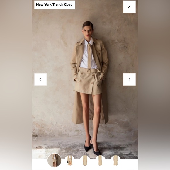 SANS FAFF New York Trench Coat in Camel - Picture 8 of 17